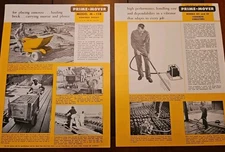 Vintage Prime Mover Co. Muscatine, Iowa Powered Buggy , Concrete Vibrator Spec