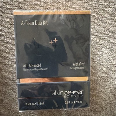SkinBetter Science A-Team Duo Kit Alto + AlphaRet NEW Sealed