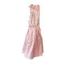 Girls Halloween Costume Wicked Glinda Child SZ M 7/8 Glitter Pink Dress NEW