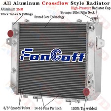 2209-006 4 Row Radiator for 12+ Doosan Daewoo Forklift G20P-5 GM 3.0L LP