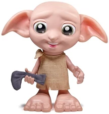 Wizarding World Harry Potter 8.5" Interactive Magical Dobby Elf & Sock 30 Sounds