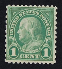 CKStamps: US Stamps Collection Scott#578 1c Franklin Mint NH OG