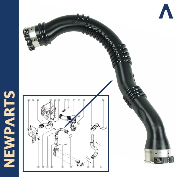 Newparts Ladeluftschlauch FüR Vivaro B Trafic III 1.6-2.0 Dci/ Cdti 93867727-image