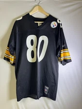 Vintage Pittsburgh Steelers Jersey #80 Plaxico Burress Men’s Size Large NFL