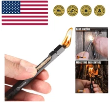 Compact Survival Fire Starter Wick, 3-Hour Burn - Waterproof & Easy to Ignite
