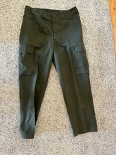 Men's Austrian Military Cargo Pants Vintage