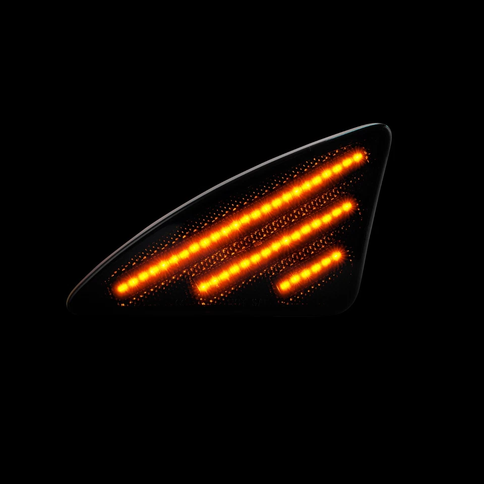 For Kenworth T660 T170 T270 2008-2017 Amber LED Side Marker Turn Signal Lights - Image 4 of 4