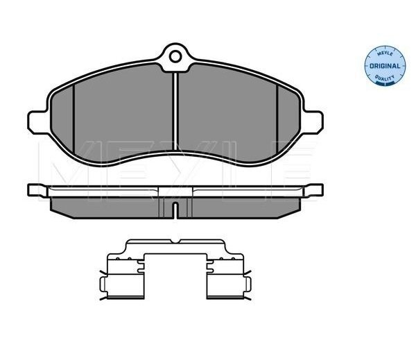 Bremsbelagsatz, Scheibenbremse Meyle 0252459518/W FüR Fiat-image