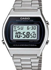 Casio B640WD-1A Men's Digital Classic Stainless Steel Watch B640WD-1AV