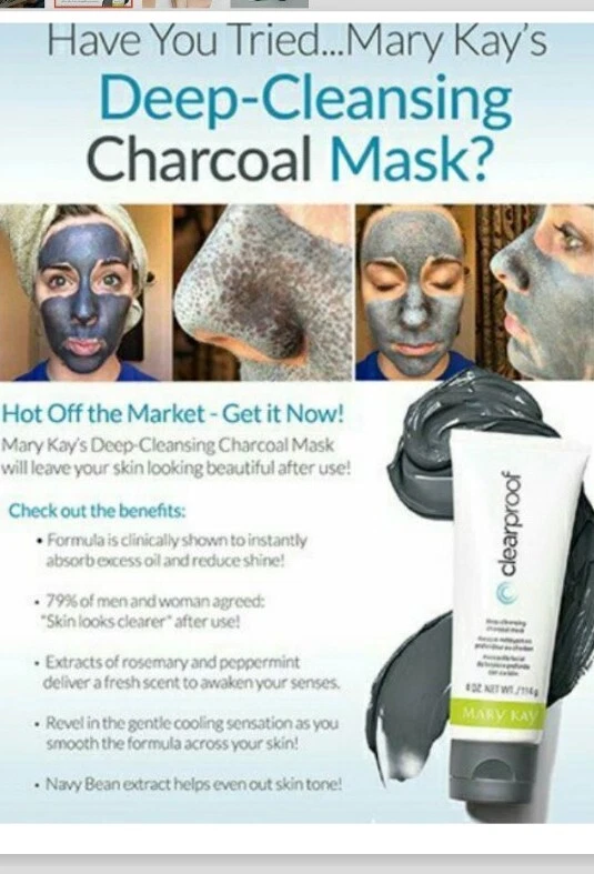 Mary Kay Deep-Cleansing Charcoal Mask (114g) - Image 3 of 3