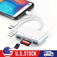5 in 1 Memory Card Reader USB 3.0 OTG Adapter SD Card Reader For iPhone Android