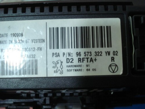 Clima panel de control Citroen C5 96573322YW 96469958XT 96470290XT - Bild 4 von 4