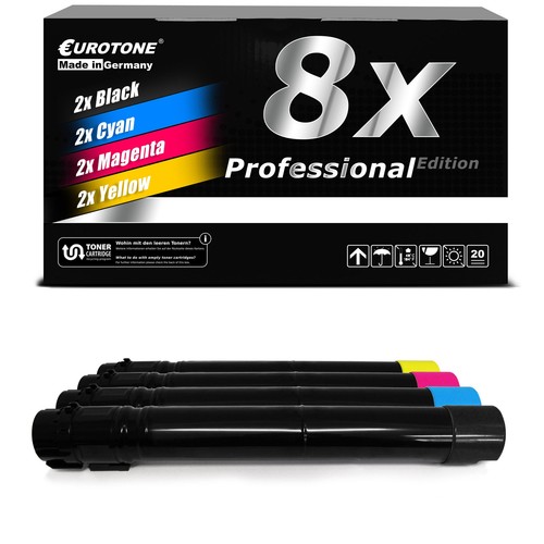 Lot De 4 Toners Compatibles Xerox WC-7125/7220 - Noir, Cyan, Magenta, Jaune