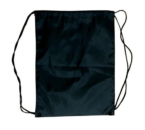 Philippine Drawstring Bag Backpack Black Nylon Filipino Pinoy Philippines - Foto 3 di 3