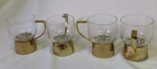 MCM melco coffee tea cocktail zarf glass mugs