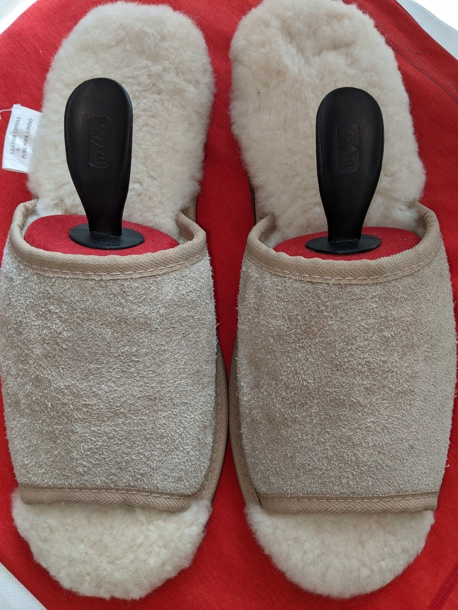 CANTERBURY SHEEPSKIN SLIPPERS SIZE AU 11.5 MADE IN NEW 