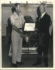1969 Press Photo Aircraft Engine Mechanic, Foreman, Randolph Air Force Base