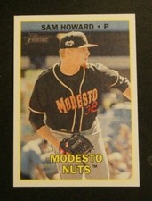 2016 Topps Heritage Minors, Modesto Nuts - SAM HOWARD