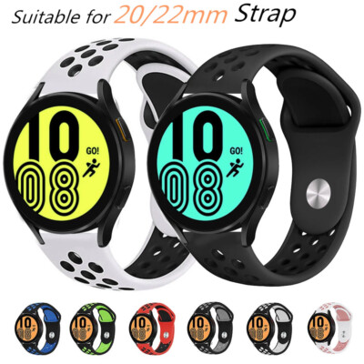 Silikon Armband 22 mm | 20 mm für Samsung Huawei Amazfit Smartwatch Uhrenarmband