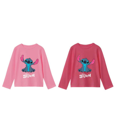 Stitch Magliette Bambina Disney Bambina T-shirt Disney Stitch