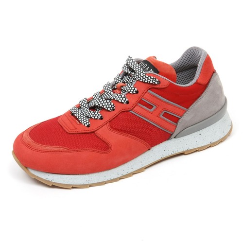 C7460 sneaker uomo HOGAN REBEL R261 rosso/grigio shoe man | eBay