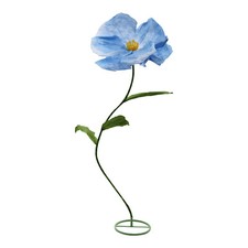 3PC Blue Large Artificial Flower For Fake Bouquet Wedding Home Party Decoration