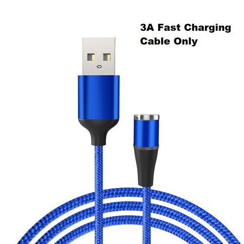3A Fast Charging Cable, 360 Degrees Rotation, LED, 3 in 1 Magnetic USB Charging - Picture 25 of 56
