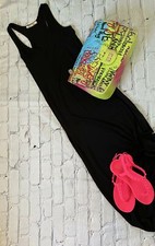 BLACK  LONG BODYCON DRESS