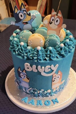 bluey cake decorations/ Cupcake Decorations UK