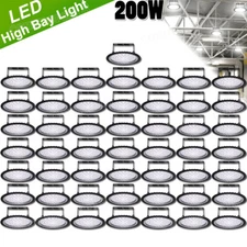 50X 200W UFO Led High Bay Light Commercial Warehouse Led Shop Lights Garage Lamp