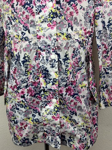 Joules Right As Rain Floral Print Rain Jacket Women’s size US 6/ UK 10 - Picture 7 of 19