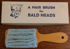 Vintage Gag Joke A Hair Brush for Bald Heads 1938 Fishlove & Co. Chicago