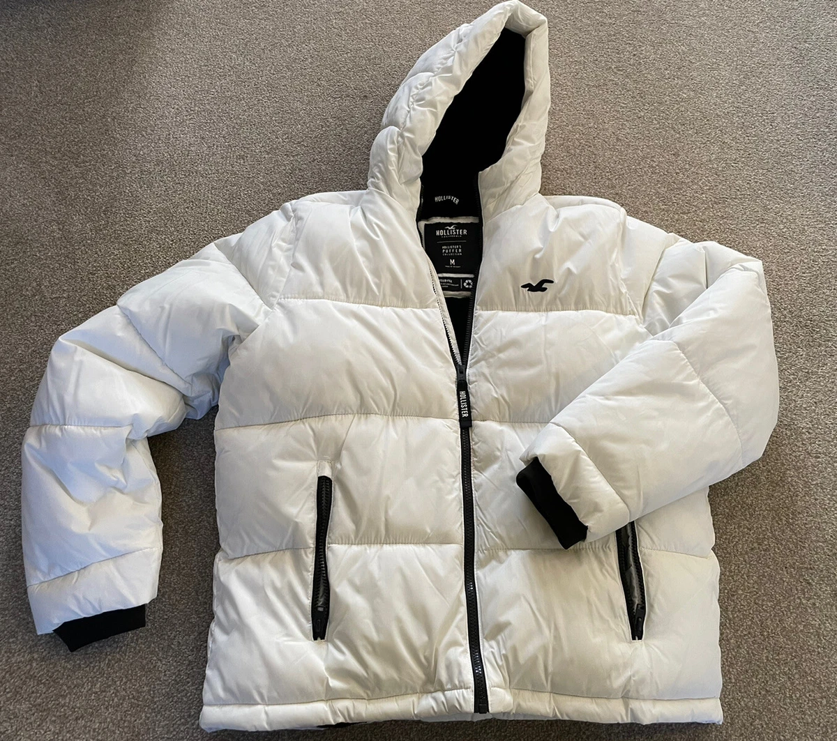 Fabulous Hollister Mens Puffer Jacket Worn Just Once Size M