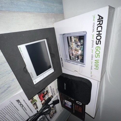 Archos 605 WiFi Silver 30GB Digital Media MP3 WMA Player Brand New/Unsealed - Picture 12 of 15