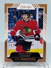2022-23 Upper Deck #R-1 Lukas Reichel O-Pee-Chee Glossy Rookies Bronze