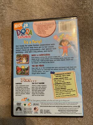 Dora the Explorer - Its a Party (DVD, 2005, Canadian French