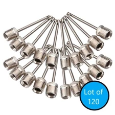 120 Inflating Needles Pin Nozzle Air Pump Valve Adaptors Ball Fill Universal Fit