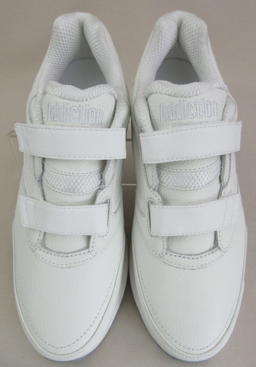Brooks Addiction Walker V Strap Sneakers White Leather Mens  display picture 3