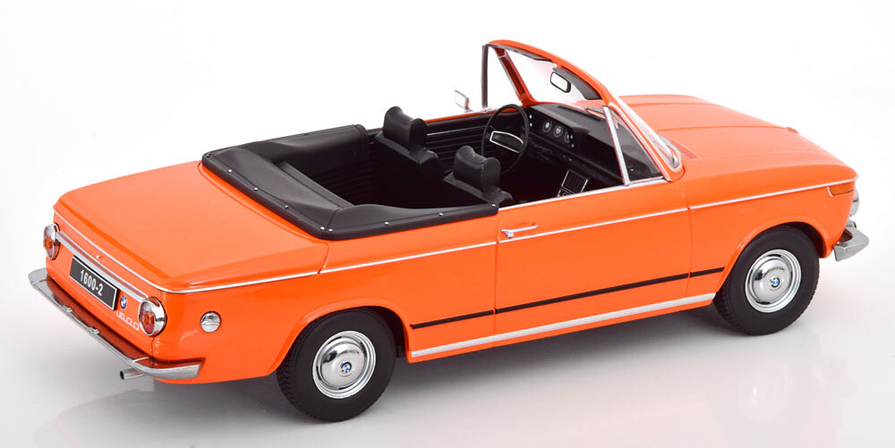 BMW 1600-2 Cabriolet Leichtes Dach Orange 1968 KKSCALE KKDC181101