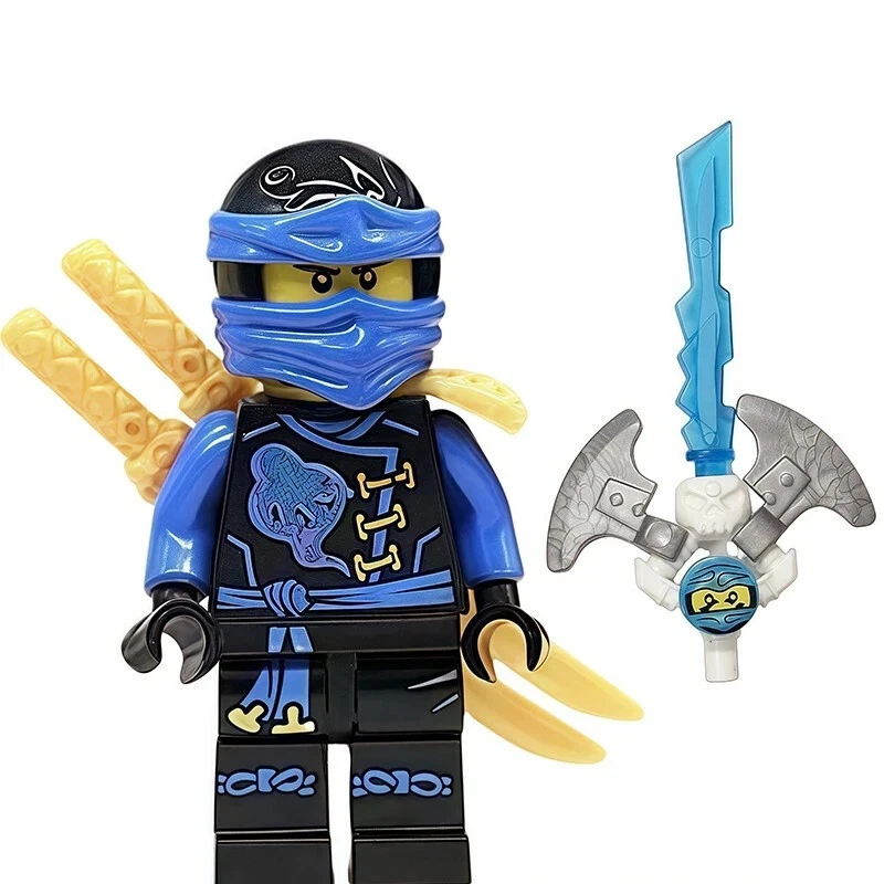 MOC Lego Minifig Figurine: Ninjago Jay Skybound Fast Shipping！