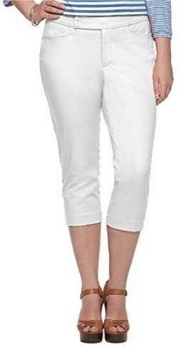 Womens Crop Pants Plus Denim Chaps 