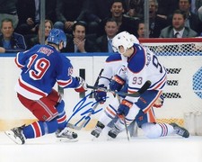 Jesper Fast autographed signed 8x10 photo NHL New York Rangers JAG