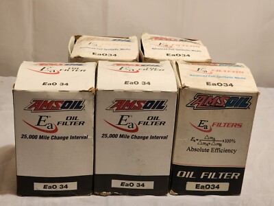 Amsoil EAO 34 Oil Filter Set Of 5