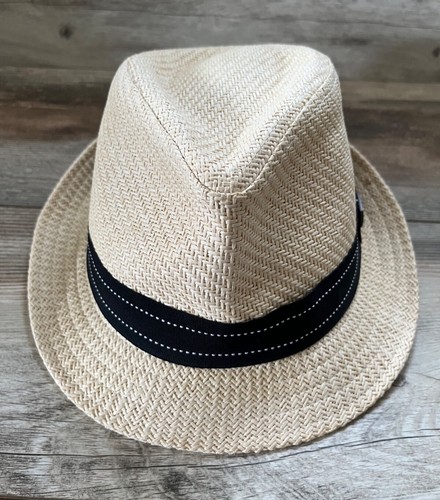 Peter Grimm Mens Straw Fedora Hat Cap 