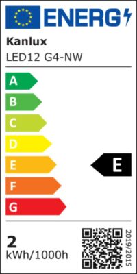 G4 LED Leuchtmittel 1,2W/12V AC/DC, kleine Birne Stecksockel seitlich, 165/170lm