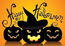 18685 Halloween Decor Wall Print Poster