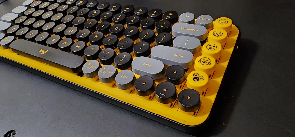 Logitech POP Keys Wireless Mechanical Emoji Keyboard