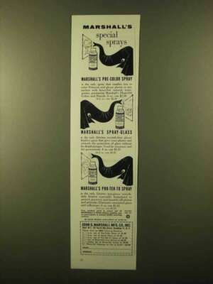 1958 Marshall's Pre-Color Spray-Glass Pro-Tek-To Ad