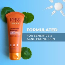 6x Lotus Herbals UltraRX matte sunscreen SPF 50 PA  For Sensitive acne prone