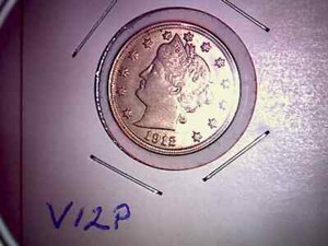 1912 P LIBERTY HEAD V NICKEL UNCIRCULATED. V12P